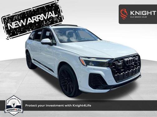 Glacier White Metallic 2025 Audi Q7 45 Premium Plus