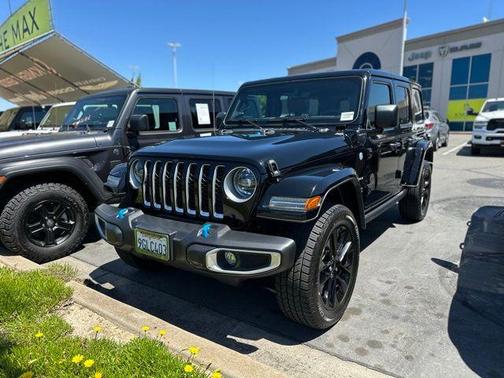 Black Clearcoat 2023 Jeep Wrangler 4xe Sahara