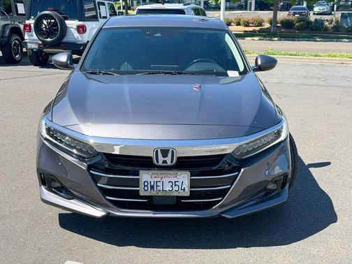 Modern Steel Metallic 2021 Honda Accord Hybrid Touring