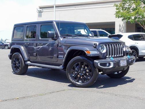 Granite Crystal Clearcoat Metallic 2023 Jeep Wrangler 4xe Sahara
