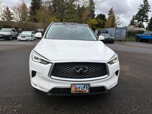 Lunar White 2019 INFINITI QX50 ESSENTIAL