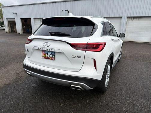 Lunar White 2019 INFINITI QX50 ESSENTIAL