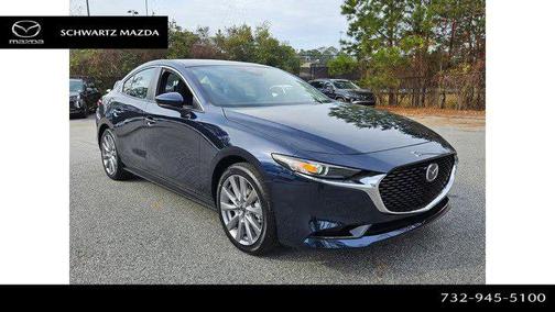 Deep Crystal Blue Mica 2026 Mazda Mazda3 FWD w/Preferred Package