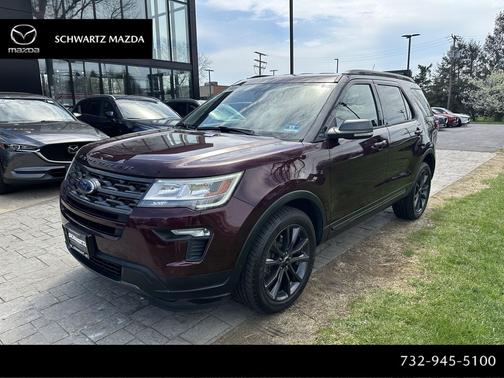 Burgundy Velvet Metallic Tinted Clearcoat 2018 Ford Explorer XLT