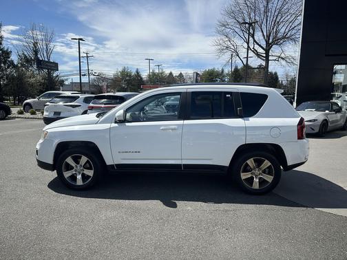 Bright White Clearcoat 2016 Jeep Compass High Altitude