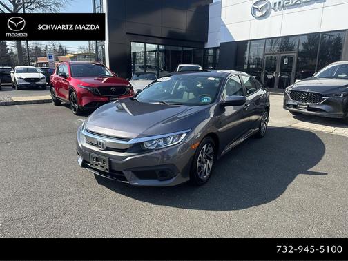 Modern Steel Metallic 2016 Honda Civic EX