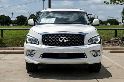 White 2017 INFINITI QX80 Base