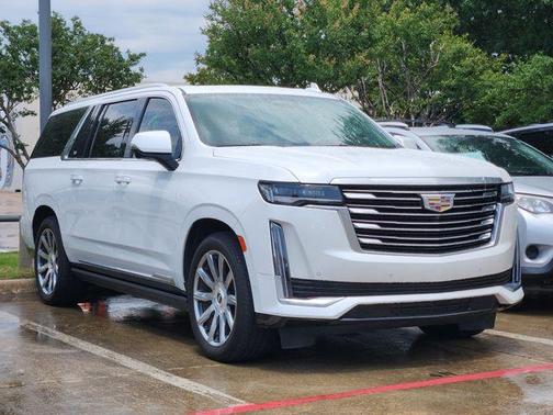 Crystal White 2022 Cadillac Escalade ESV Premium Luxury Platinum