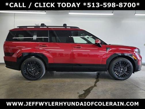 Red 2026 Hyundai SANTA FE HEV Calligraphy