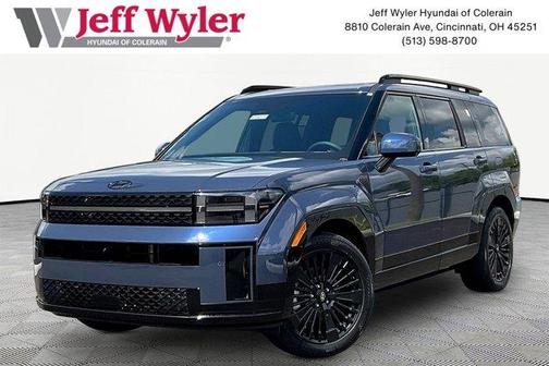 Atlantic Blue 2026 Hyundai SANTA FE HEV Calligraphy