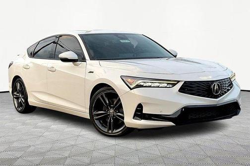 White 2023 Acura Integra A-Spec Technology