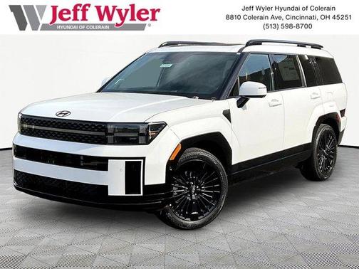 White 2026 Hyundai SANTA FE HEV Calligraphy