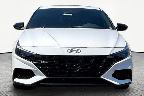 Ceramic White 2023 Hyundai ELANTRA N Line