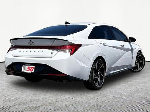Ceramic White 2023 Hyundai ELANTRA N Line