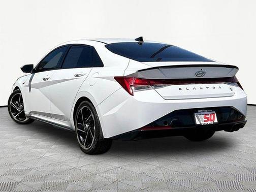 Ceramic White 2023 Hyundai ELANTRA N Line