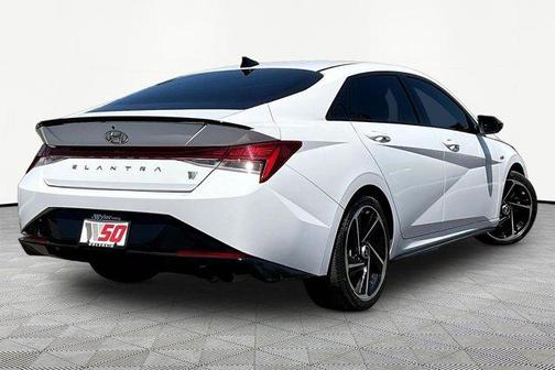Ceramic White 2023 Hyundai ELANTRA N Line
