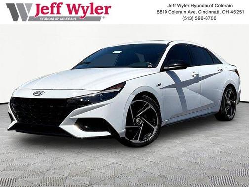 Ceramic White 2023 Hyundai ELANTRA N Line