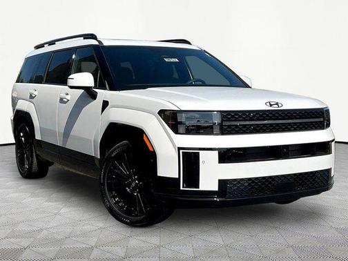 White 2026 Hyundai SANTA FE HEV Calligraphy