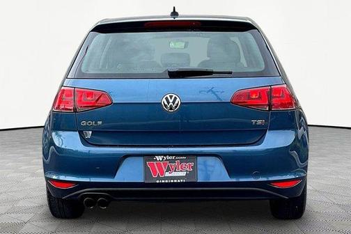 Silk Blue Metallic 2016 Volkswagen Golf TSI S 4-Door