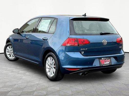 Silk Blue Metallic 2016 Volkswagen Golf TSI S 4-Door