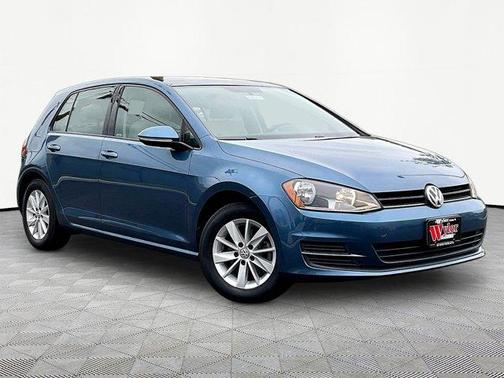 Silk Blue Metallic 2016 Volkswagen Golf TSI S 4-Door
