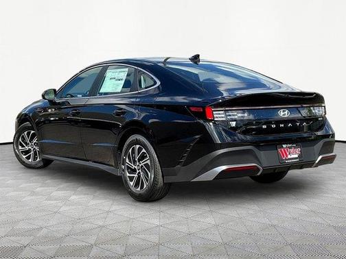 Black 2026 Hyundai SONATA Hybrid Blue