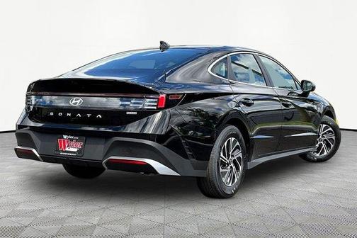Black 2026 Hyundai SONATA Hybrid Blue