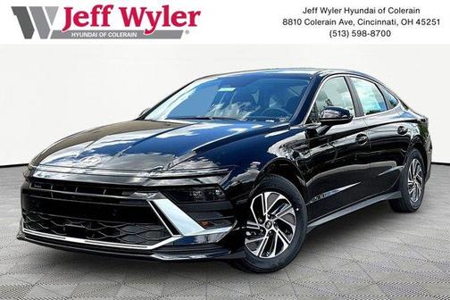Black 2026 Hyundai SONATA Hybrid Blue