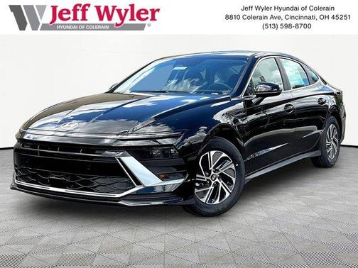 Black 2026 Hyundai SONATA Hybrid Blue