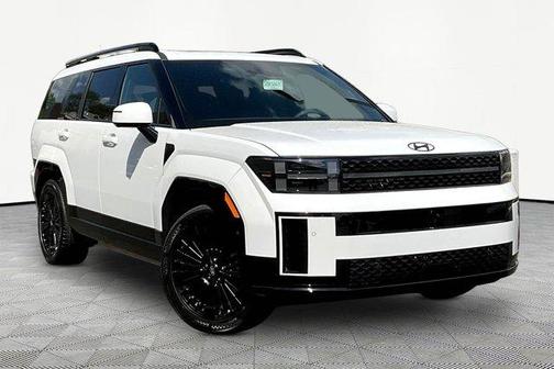 White 2026 Hyundai SANTA FE HEV Calligraphy