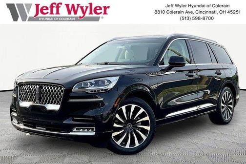 Black Metallic 2023 Lincoln Aviator Black Label Grand Touring