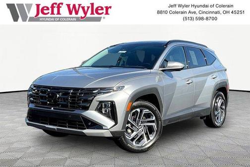 Shimmering Silver 2025 Hyundai TUCSON Hybrid Limited