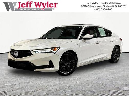 Platinum White Pearl 2023 Acura Integra w/A-Spec Package