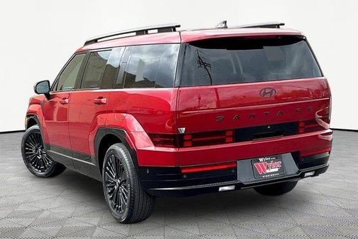 Red 2026 Hyundai SANTA FE HEV Calligraphy