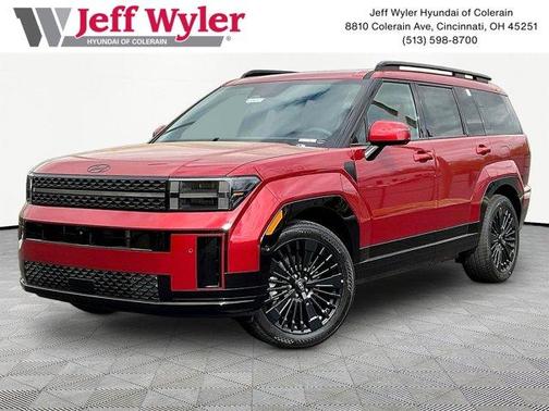 Red 2026 Hyundai SANTA FE HEV Calligraphy