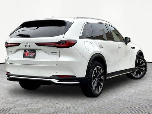 Rhodium White Metallic 2024 Mazda CX-90 PHEV Premium Plus