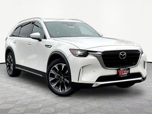 Rhodium White Metallic 2024 Mazda CX-90 PHEV Premium Plus