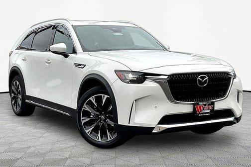 Rhodium White Metallic 2024 Mazda CX-90 PHEV Premium Plus