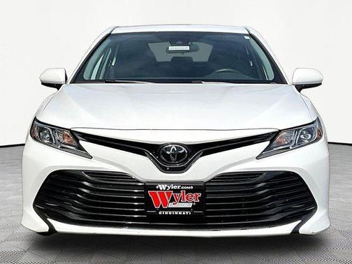 Super White 2019 Toyota Camry LE