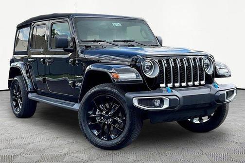 Black Clearcoat 2023 Jeep Wrangler 4xe Sahara