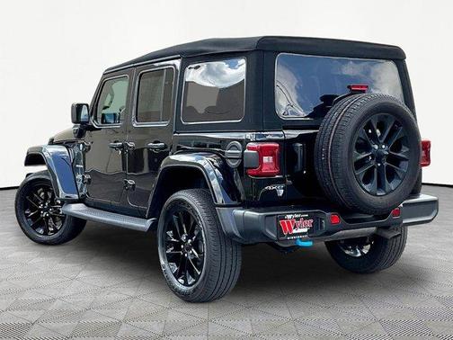 Black Clearcoat 2023 Jeep Wrangler 4xe Sahara
