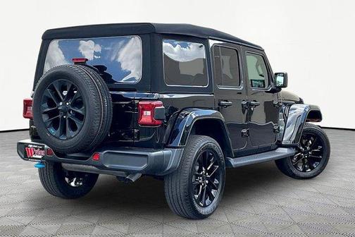 Black Clearcoat 2023 Jeep Wrangler 4xe Sahara