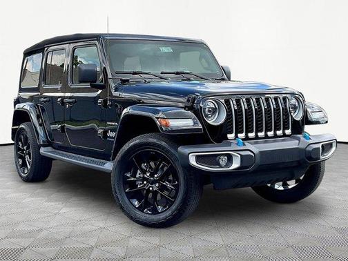 Black Clearcoat 2023 Jeep Wrangler 4xe Sahara