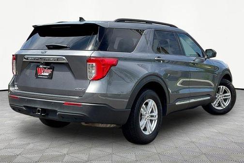 Gray Metallic 2022 Ford Explorer XLT
