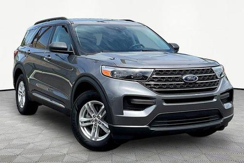 Gray Metallic 2022 Ford Explorer XLT
