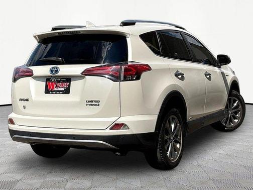 Blizzard Pearl 2018 Toyota RAV4 Hybrid Limited