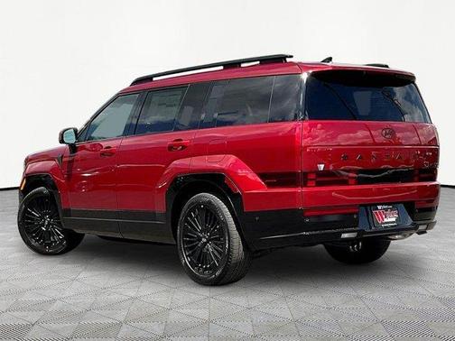 Red 2026 Hyundai SANTA FE HEV Calligraphy