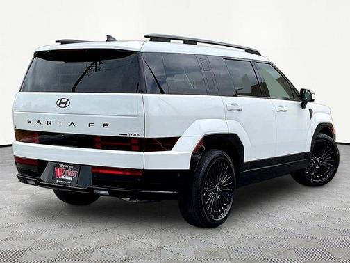 White 2026 Hyundai SANTA FE HEV Calligraphy