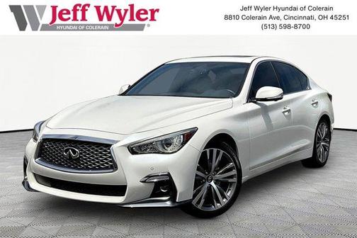Majestic White 2021 INFINITI Q50 3.0t SENSORY