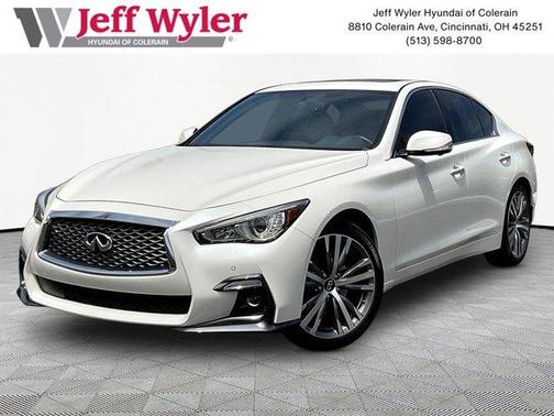 Majestic White 2021 INFINITI Q50 3.0t SENSORY
